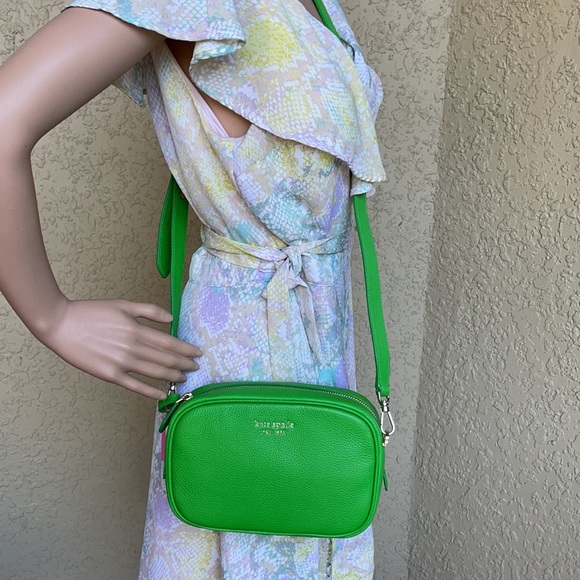 Kate Spade Astrid Oval Crossbody Leather Bag Peach Melba - Picture 14 of 16